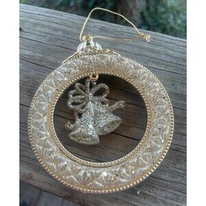 Gold and Silver Bells Tree Ornament